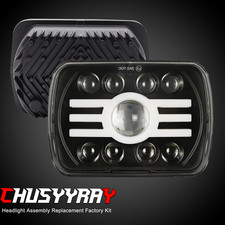 2X LED Headlights High/Low Beam For International 5900i 9200 9400 9900 7300 7400