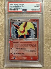2005 Pokémon EX Delta Species Flareon ex 108 Holo English PSA 8 Swirl on eBay