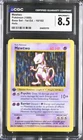 CGC 8.5 NM/MINT+ Mewtwo 10/102 Base Set 1st Edition Shadowless Holo Pokemon Card