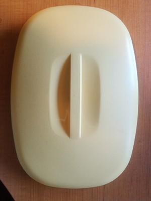 VTG Harvest Gold Tupperware 1275-8 LID ONLY to Microwave Oval Steamer 10x7 inch