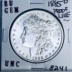 1885 O BU GEM MORGAN SILVER DOLLAR UNC MS+++ U.S. MINT RARE COIN 8241
