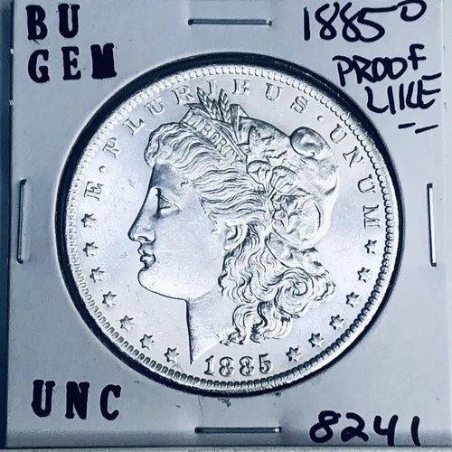 1885 O BU GEM MORGAN SILVER DOLLAR UNC MS+++ U.S. MINT RARE COIN 8241