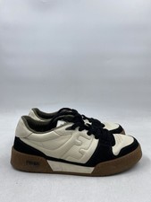 Sneakers basse Fendi nere beige scamosciate abbinate M 7