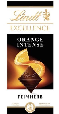 (43,60 /1kg) Lindt Excellence Orange Intense, Schokolade, 8 x 100g