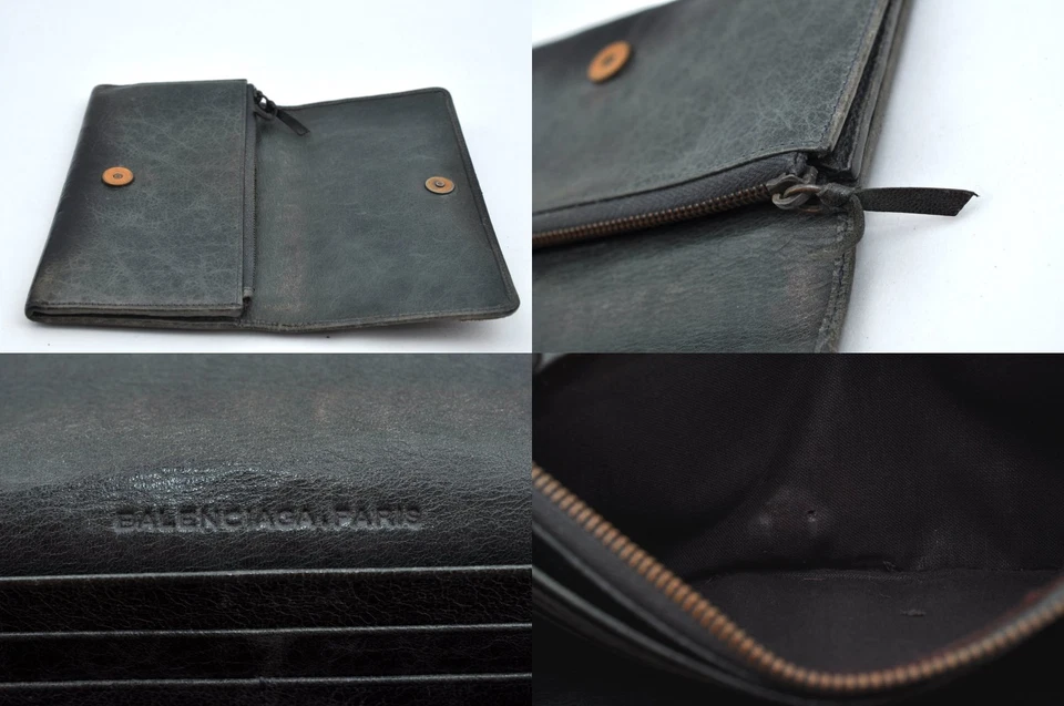 Auth CELINE Burberrys BALENCIAGA BOTTEGAVENETA Long Bifold Wallet 4Set L2831 - Image 4 of 4