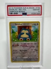 2019 POKEMON SUN & MOON UNBROKEN BONDS #158 SNORLAX-REVERSE FOIL PSA 10