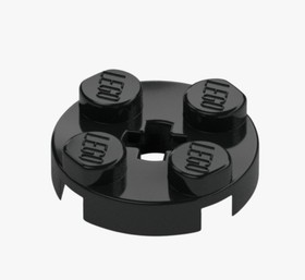 LEGO 10x Round Plate 2x2 Black Round Plate 4032 403226 Black Round Plate NEW
