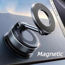 Magnetic Phone Holder Suction Mount Rotating Foldable Car Dashboard Stand