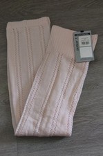 Danskin Pointelle Knit Leg Warmers Theatrical Pink One Size O/S Ballet Dance NWT