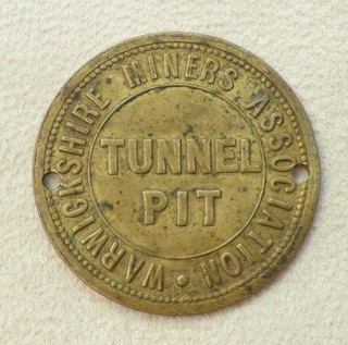 "TUNNEL PIT" WARWICKSHIRE COLLIERY TALLY/ CHECK Nuneaton/ Haunchwood Coal Mine