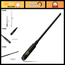 Dual Band VHF UHF Ham Radio Antenna 42" SMA Male Telescopic Replacement for Walk