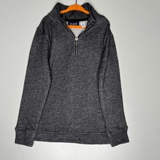 New The Children's Place French Terry Half Zip Mock Neck Pullover Boys Size 5/6