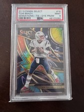 2019 Panini Select - Sensations Tom Brady #16 Silver Prizm /25 PSA 9