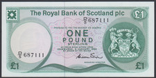 Scotland  1  Pound  04-01-1984  AU-UNC  P. 341b,   Banknote, Uncirculated