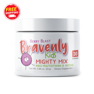 #ad Bravenly Kids Mighty Mix 2.86 oz EXP: 01 2027 $40.00