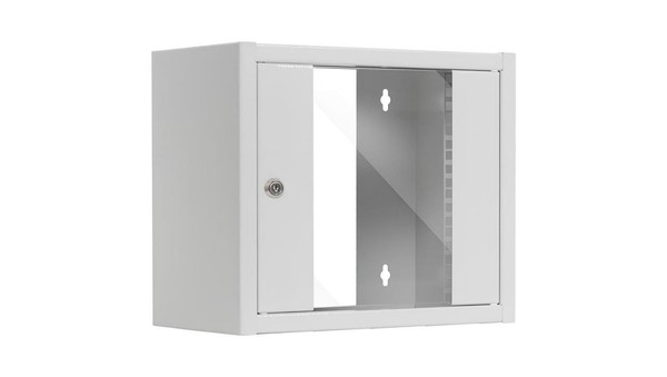 HäNgeschrank Rack 10 6U 300Mm GlastüR 010-060-300-011-image
