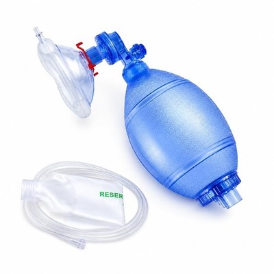 Manual Resuscitator Ambu Bag Infant Oxygen Reservoir Mask PVC