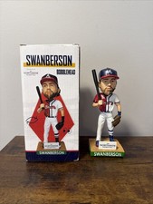 NEW Dansby Swanson/Charlie Culberson Swanberson Bobblehead Atlanta Braves
