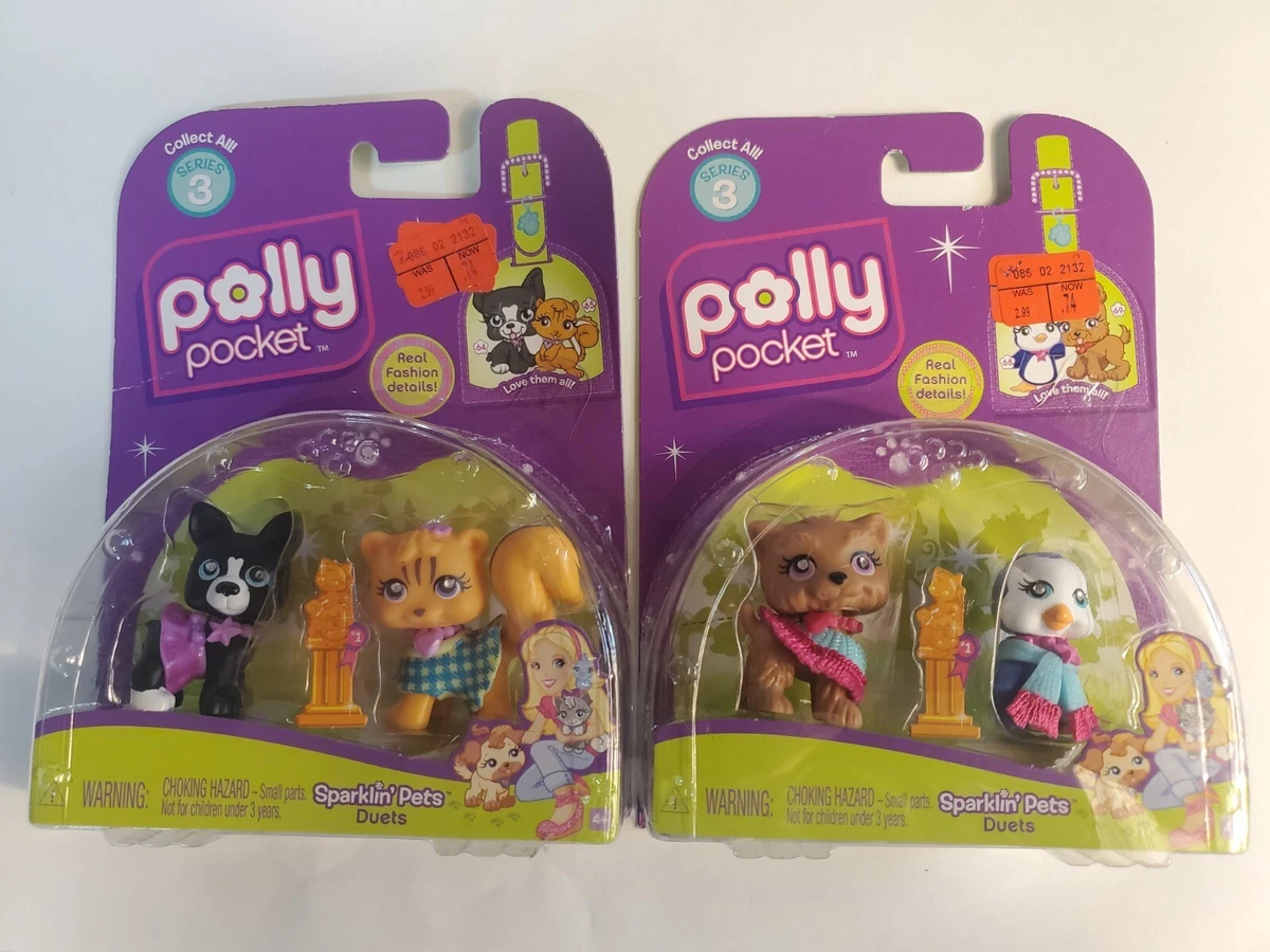 Polly pocket sparklin pets dress up sale