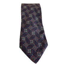 Claiborne Men's Neck Tie Silk 56" L 3.5" W USA Made