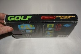 Golf STICKER (Nintendo NES) Complete in Box CIB #8