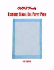 300ct 17x24" Economy Single Use Puppy Piddle Pads Dogs to 10lb/Underpads SAMPLES