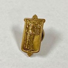 1901-1930 NY Public School Athletic Association Bronze Pin (Rare)