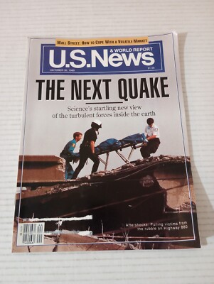 US News & World Report October 30 1989 The Next Quake Wall Street Volatile