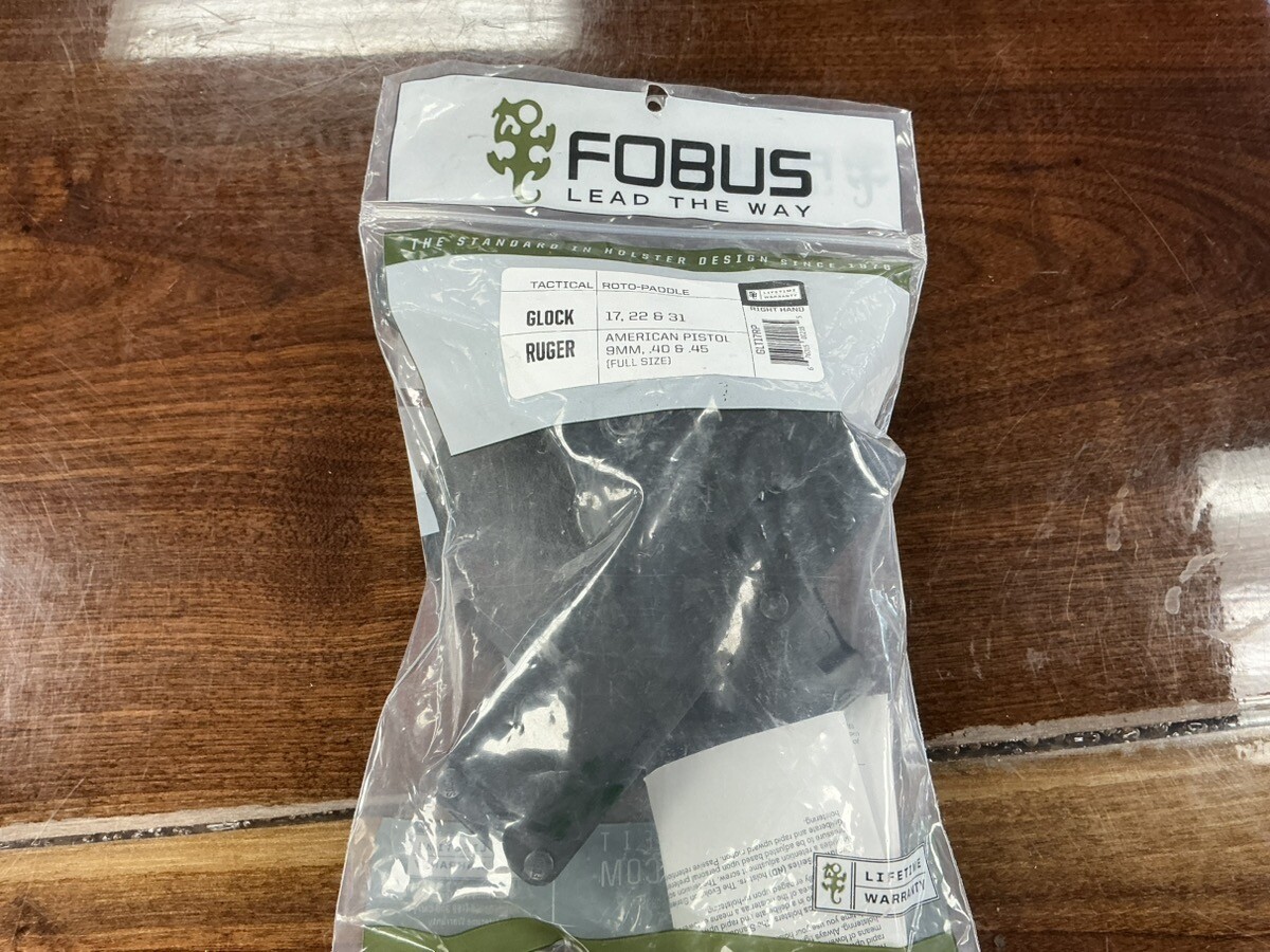 FOBUS HOLSTERS PADDLE HOLSTER GLOCK 17/22/31 RUGER AMERICAN FULL SIZ (AG1007652)