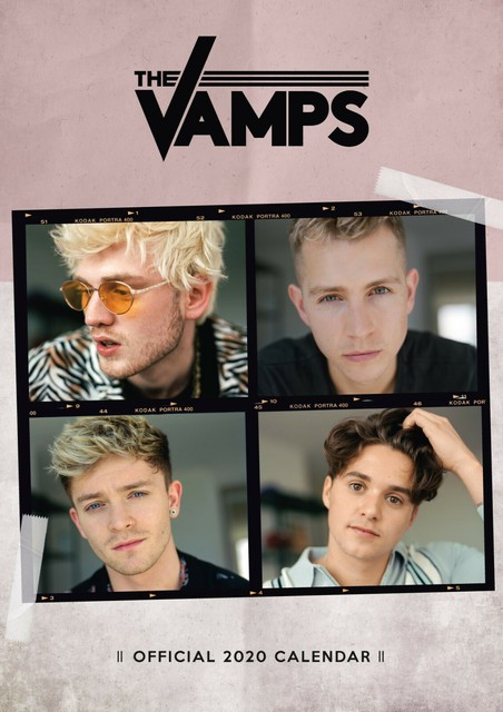 The Vamps 2020 Calendar Official A3 Wall Format Calender UK for sale