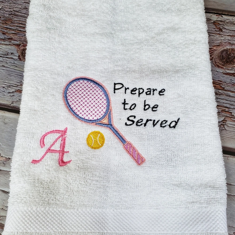 Pickleball Towel, Team Pickleball, Personalized Embroidered Towel