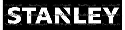Stanley Tools - Cars/SUV/Truck/Toolbox Vinyl Die-Cut Peel N' Stick Decal/Sticker