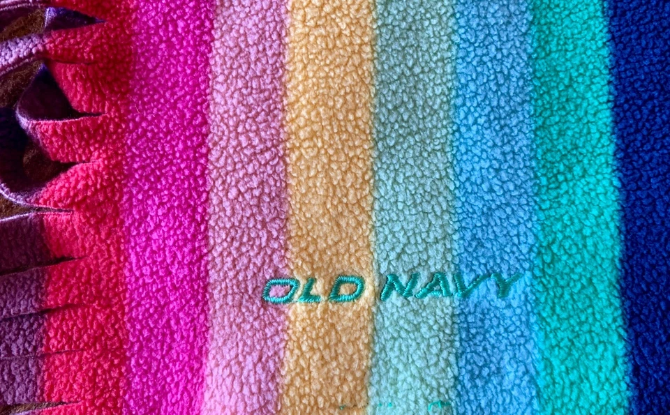Old Navy Women's Scarf Lightweight Multi-Colored Size 72"x10" - Image 4 of 4