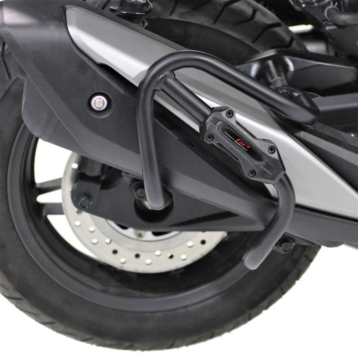 Honda Forza 300/350 exhaust guard+slider protection 2018-2024