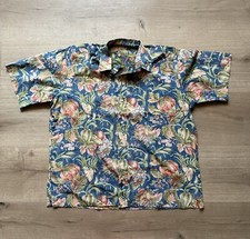 VINTAGE Reyn Spooner Fruits and Floral XL Button Up HAWAII Aloha Shirt