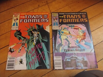 MARVEL TRANSFORMERS #23 & #24 (1987 org. series) (2 Comic lot)