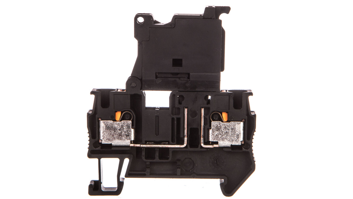 Fuse terminal block 6mm2 black 6.3A G 5x20mm PT 4-HESI (5X20) 3211861 /T2UK