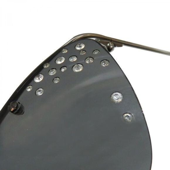 Dior Flash Swarovski Crystal Embellished Cat Eye Sunglasses Dior Flash Swarovski Crystal Embellished Cat Eye Sunglasses  main image 2