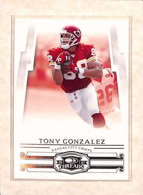 2007 Donruss Threads #22 Tony Gonzalez  NM