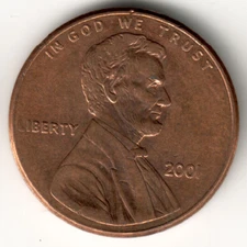 USA - 2001P - Lincoln Memorial Cent - #7389