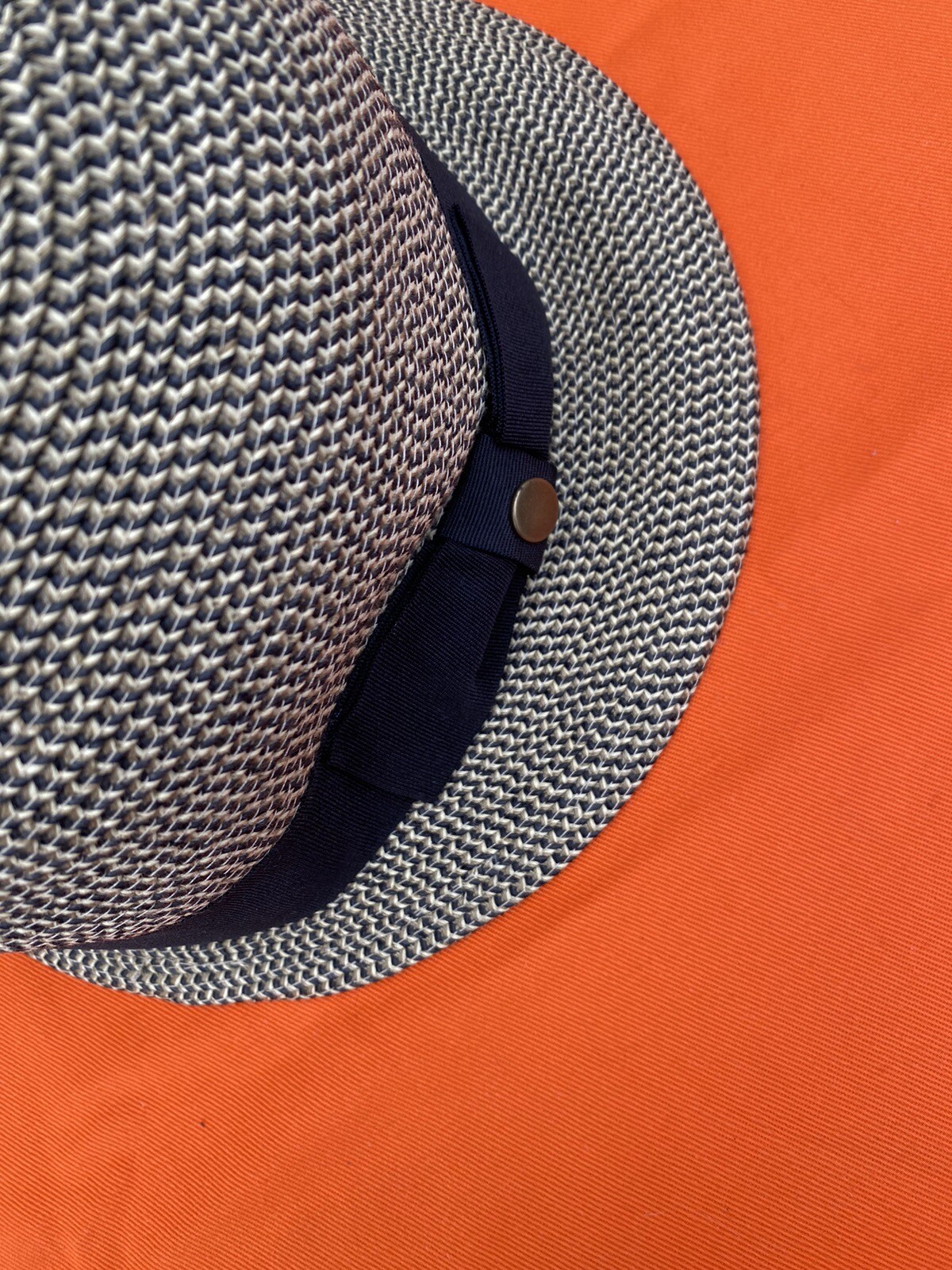 Tweed Fedora w/Black Band One Size w/ Band-image