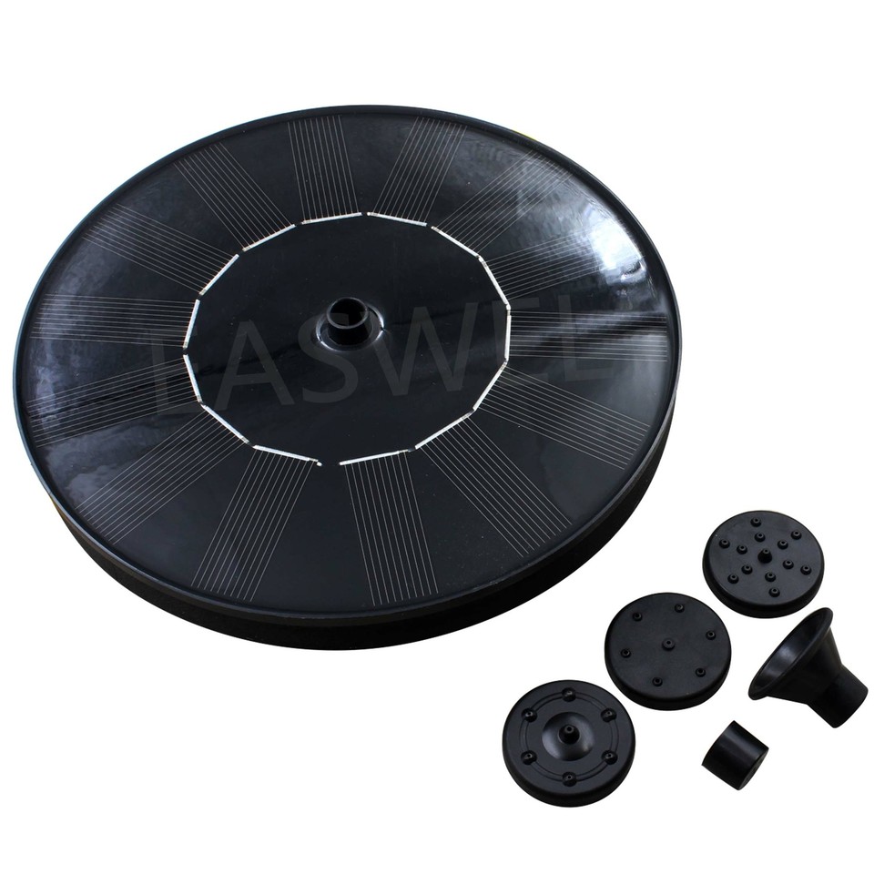 Schwimmende Solarpumpe Garten Springbrunnen Wasserpumpe Brunnen Teich