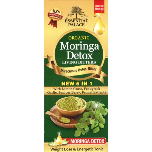 Organic Moringa Living Bitters Detox, Anti Diabetic and Anti