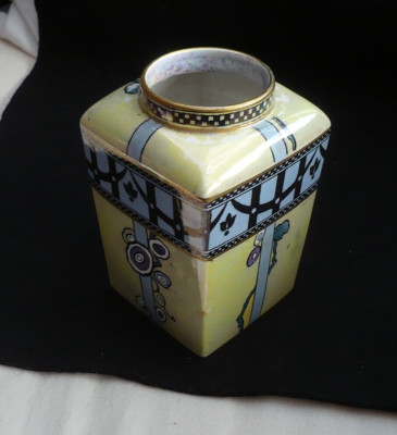 ANTIKE ART DECO VASE VON HARLEY JONES WILTON WARE H 5 ZOLL