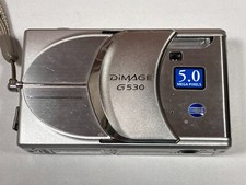 Works Konica Minolta Dimage G530 Digital Camera, 2 batteries, charger, 2gb card