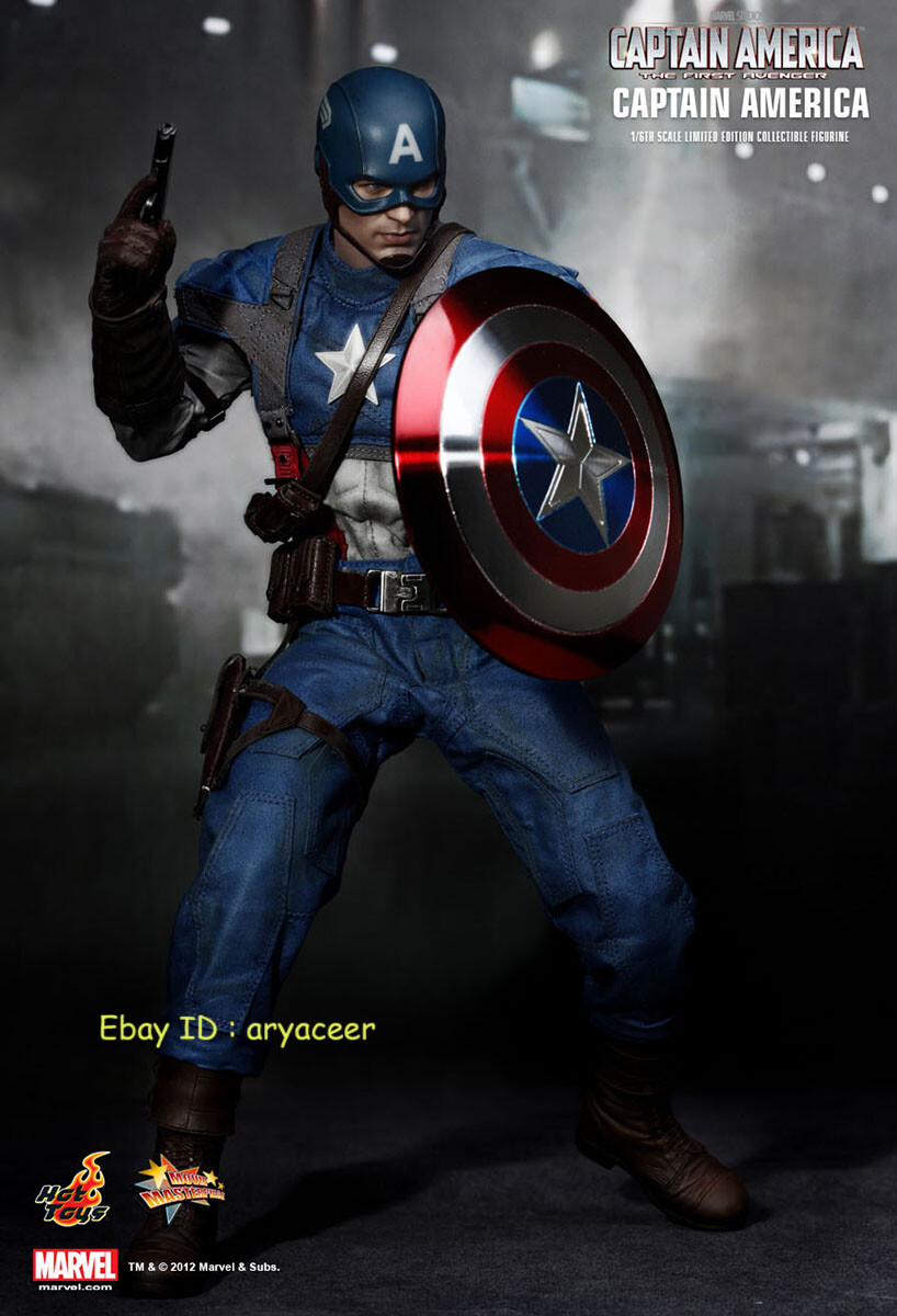 Hot Toys MMS156 The First Avenger Captain America 1/6 Action