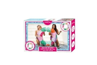 Packed Party Palm Luxe Inflatable Confetti Filled Tube Float