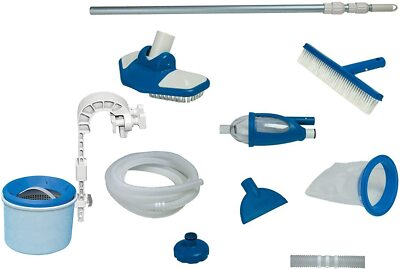 Intex 2Piece Deluxe Cleaning Kit includes Surface Skimmer and Deluxe Maintenance