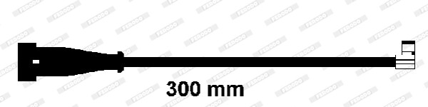 Témoin d'usure FERODO FWI305 pour éviter les bruits de frein sur IVECO Daily