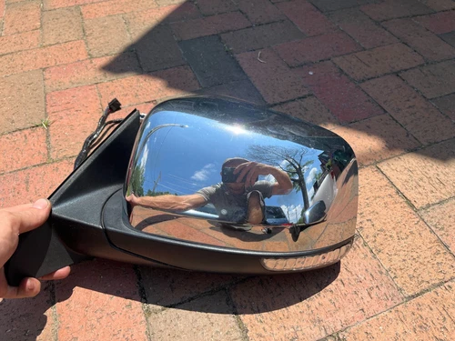 2014-2018 Jeep Grand Cherokee Left Door Mirror Heated Signal With Chrome Cap